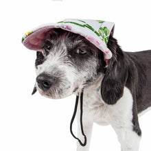 Load image into Gallery viewer, &#39;Botanic Bark&#39; Floral Uv Protectant Adjustable Fashion Dog Hat Cap
