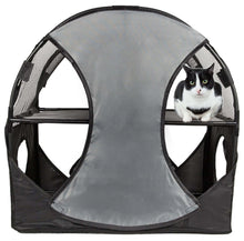 Carica l&#39;immagine nel visualizzatore di Gallery, Pet Life Kitty-Play Obstacle Travel Collapsible Soft Folding Pet Cat House
