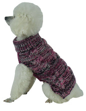 Load image into Gallery viewer, Heavy Cable Knitted Designer Fashion Dog Sweater
