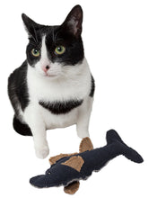 Lade das Bild in den Galerie-Viewer, Langlebiges Fisch-Plüsch-Kitty-Katzenminze-Katzenspielzeug
