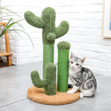 Carica l&#39;immagine nel visualizzatore di Gallery, Cute Cactus Tree Pet Cat Toy  With Ball Scratching Post
