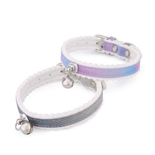 Cargar imagen en el visor de la galería, Pet Collar Safety Belt with Bell Small Dog Cat Collar Safe Soft Velvet Pet Products Adjustable Belt
