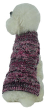 Charger l&#39;image dans la galerie, Pull pour chien à la mode en tricot torsadé épais
