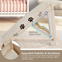 Carica l&#39;immagine nel visualizzatore di Gallery, 4 Step Anti-Slip Collapsible Plastic Pet Stairs Ladder For Small Dog and Cats
